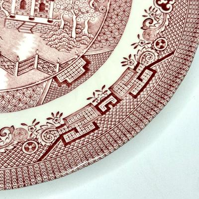 Royal Wessex Collection Willow Rose Red Service for 7