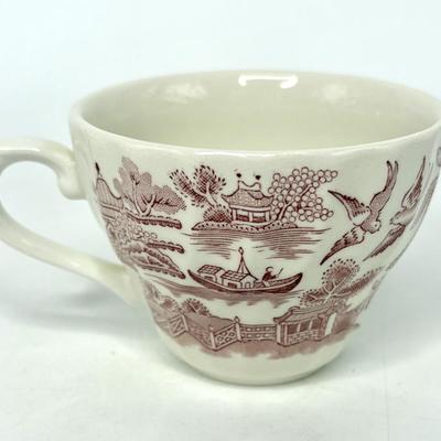 Royal Wessex Collection Willow Rose Red Service for 7