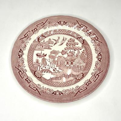 Royal Wessex Collection Willow Rose Red Service for 7