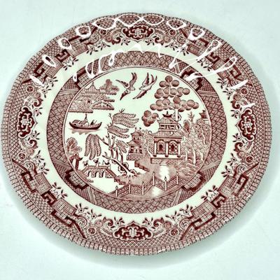 Royal Wessex Collection Willow Rose Red Service for 7