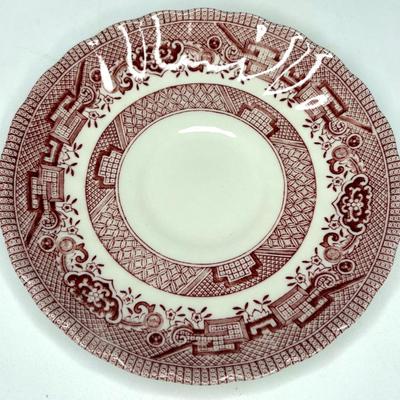 Royal Wessex Collection Willow Rose Red Service for 7