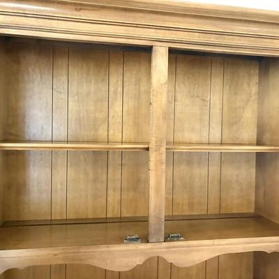 Solid Wood China Cabinet Hutch