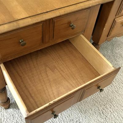 Set of 2 Solid Wood Side Tables