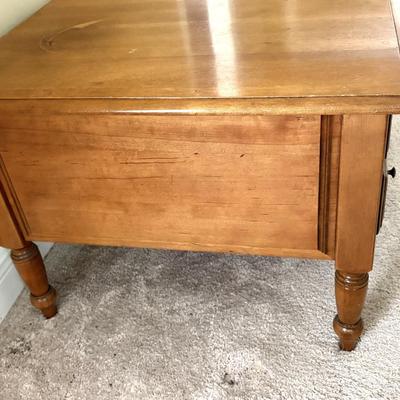 Set of 2 Solid Wood Side Tables
