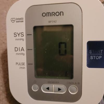 Working infrared thermometer and blood pressure cuff