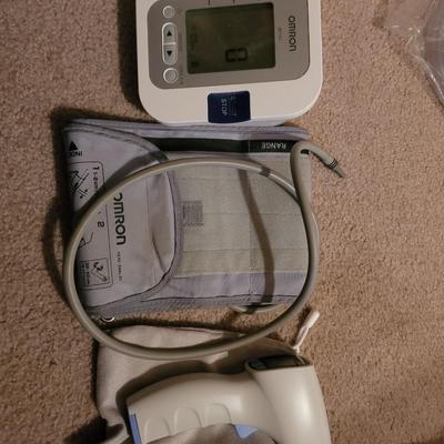 Working infrared thermometer and blood pressure cuff