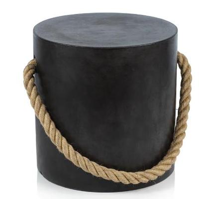 OUTDOOR ROPE HANDLE  ACCENT TABLE