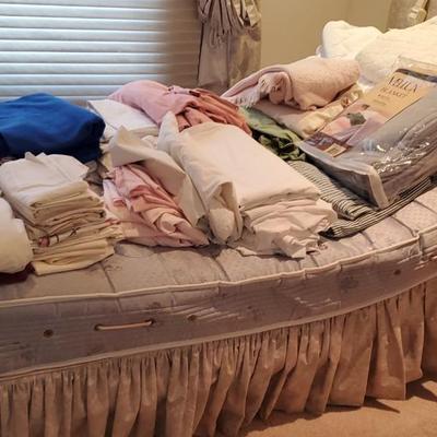 2 Twin Beds and Everything on them.