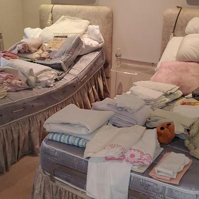 2 Twin Beds and Everything on them.