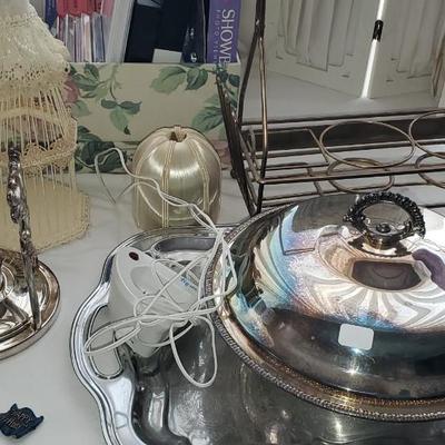 Collectibles table Lot, Records, and misc