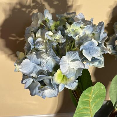 LOT 218: Vintage 3 Drawer Dresser w/ Vase & Faux Flowers