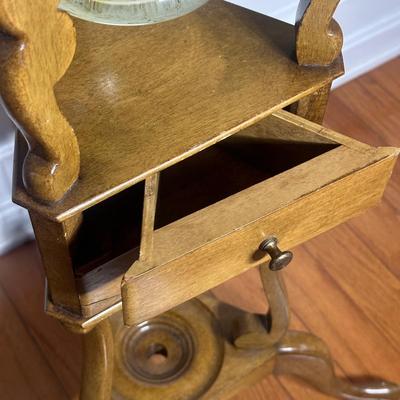 LOT 219: Vintage Mahogany Ashtray/Plant Stand