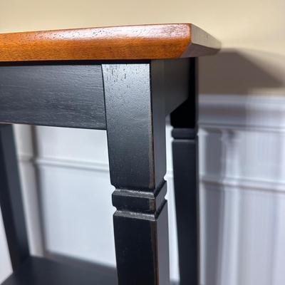 LOT 221: Floor Lamp w/ 5 Adjustable Heads & Side Table