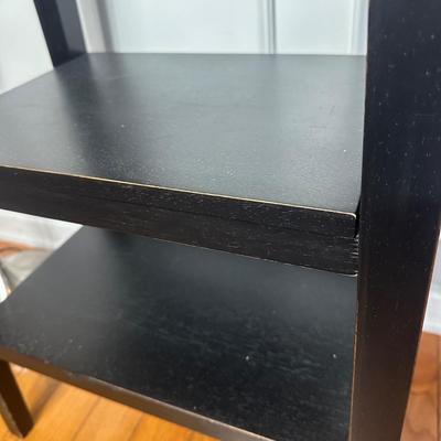 LOT 221: Floor Lamp w/ 5 Adjustable Heads & Side Table