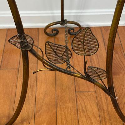 LOT 223: Framed Painting w/ Floral Easel