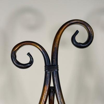 LOT 223: Framed Painting w/ Floral Easel