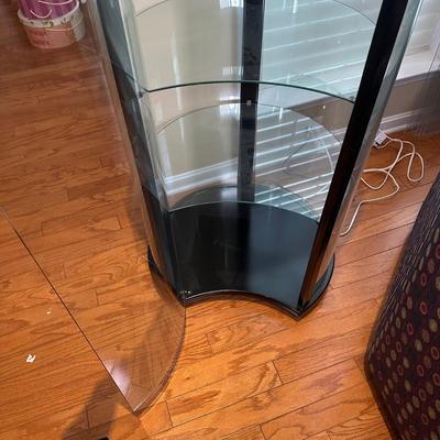 LOT 224: Glass Curio Cabinet Display