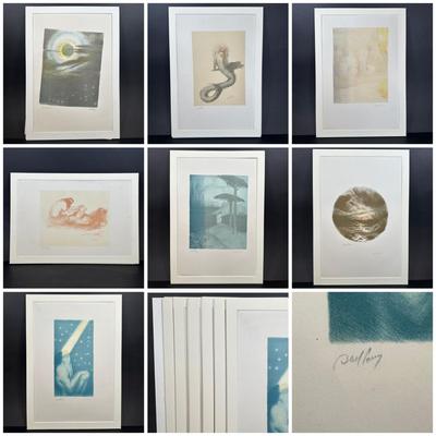 LOT 228: 7 Signed Prints From “The Bible, Genesis” Portfolio by Abel Penn
