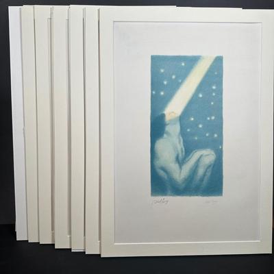 LOT 228: 7 Signed Prints From “The Bible, Genesis” Portfolio by Abel Penn
