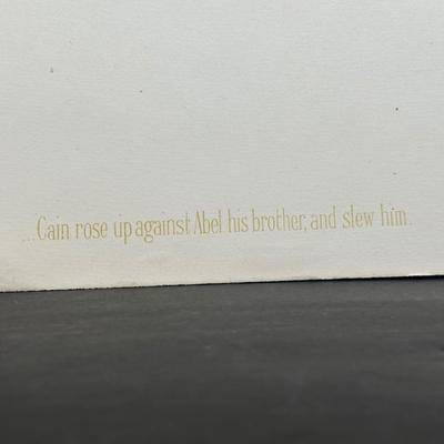LOT 229: 8 Signed Prints From “The Bible, Genesis” Portfolio by Abel Penn