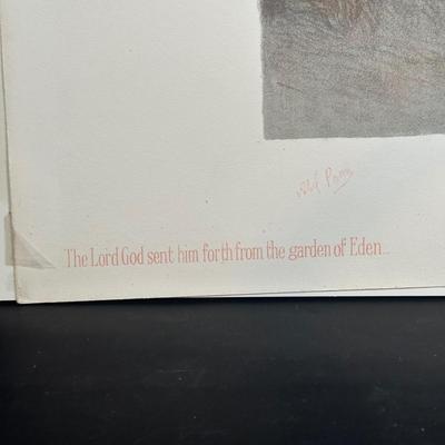 LOT 229: 8 Signed Prints From “The Bible, Genesis” Portfolio by Abel Penn
