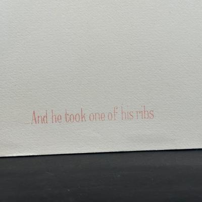 LOT 229: 8 Signed Prints From “The Bible, Genesis” Portfolio by Abel Penn