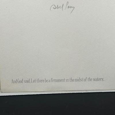 LOT 229: 8 Signed Prints From “The Bible, Genesis” Portfolio by Abel Penn