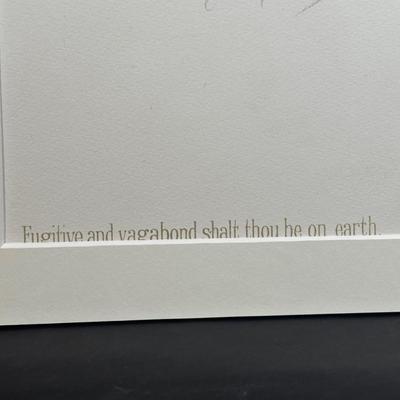 LOT 230: 8 Signed Prints From “The Bible, Genesis” Portfolio by Abel Penn