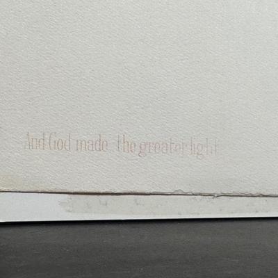 LOT 230: 8 Signed Prints From “The Bible, Genesis” Portfolio by Abel Penn