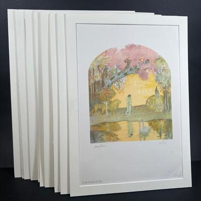 LOT 230: 8 Signed Prints From “The Bible, Genesis” Portfolio by Abel Penn