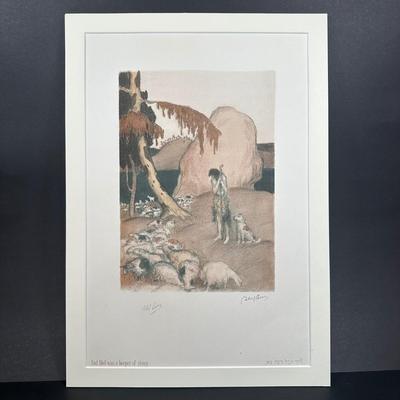 LOT 230: 8 Signed Prints From “The Bible, Genesis” Portfolio by Abel Penn