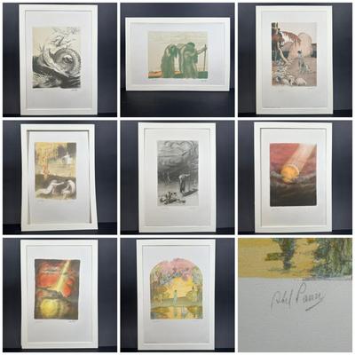 LOT 230: 8 Signed Prints From “The Bible, Genesis” Portfolio by Abel Penn