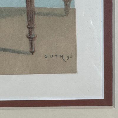 LOT 231: Set Of 3 Vintage Framed Vanity Fair Prints