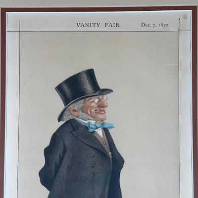 LOT 231: Set Of 3 Vintage Framed Vanity Fair Prints