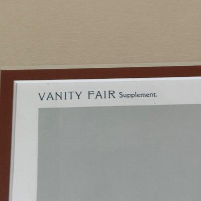LOT 231: Set Of 3 Vintage Framed Vanity Fair Prints