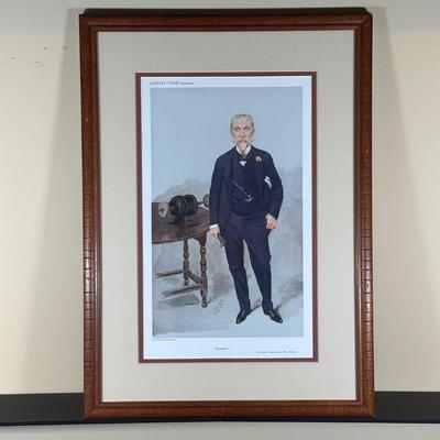 LOT 231: Set Of 3 Vintage Framed Vanity Fair Prints