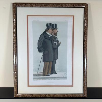 LOT 232: Set Of 4 Vintage Framed Vanity Fair Prints