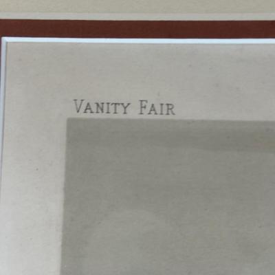LOT 232: Set Of 4 Vintage Framed Vanity Fair Prints