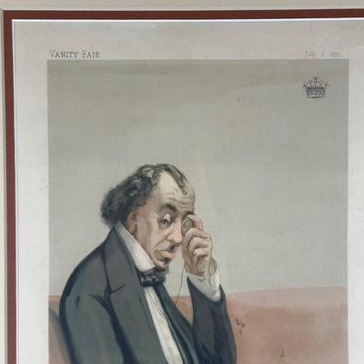 LOT 232: Set Of 4 Vintage Framed Vanity Fair Prints