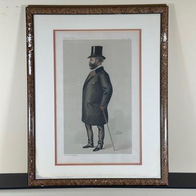 LOT 232: Set Of 4 Vintage Framed Vanity Fair Prints