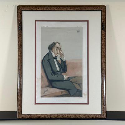 LOT 232: Set Of 4 Vintage Framed Vanity Fair Prints