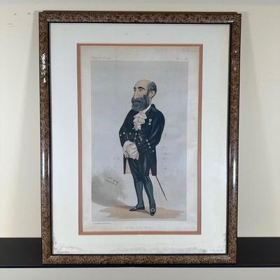 LOT 232: Set Of 4 Vintage Framed Vanity Fair Prints