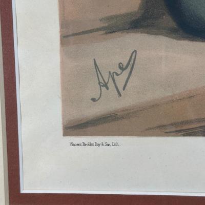 LOT 232: Set Of 4 Vintage Framed Vanity Fair Prints