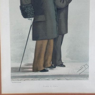 LOT 232: Set Of 4 Vintage Framed Vanity Fair Prints