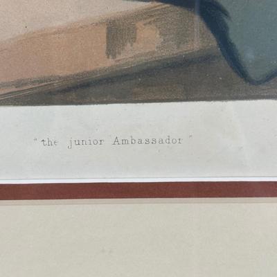 LOT 232: Set Of 4 Vintage Framed Vanity Fair Prints