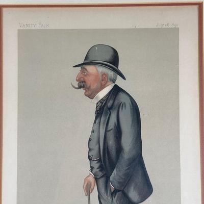 LOT 232: Set Of 4 Vintage Framed Vanity Fair Prints