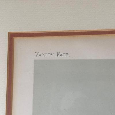LOT 232: Set Of 4 Vintage Framed Vanity Fair Prints