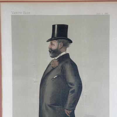 LOT 232: Set Of 4 Vintage Framed Vanity Fair Prints