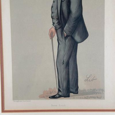 LOT 233: Set Of 4 Vintage Framed Vanity Fair Prints