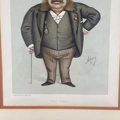 LOT 233: Set Of 4 Vintage Framed Vanity Fair Prints